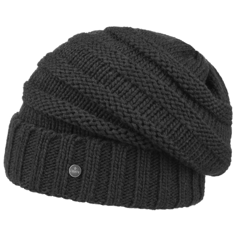 1777 Jil Oversize Knit Hat / Black One Size